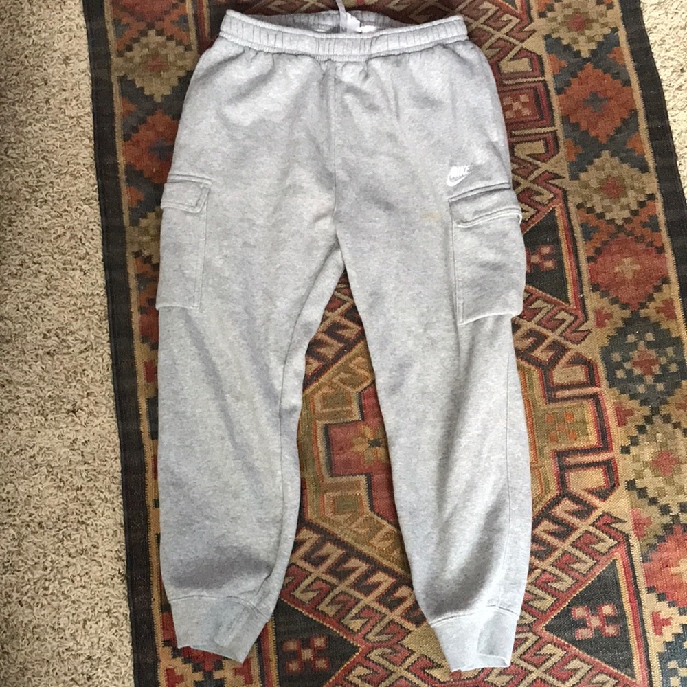 Grey Nike Cargo Sweatpants
